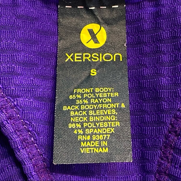 Xersion Quick-dri Purple/Gray Racerback Athletic Tank Top Size Small - Picture 5 of 9